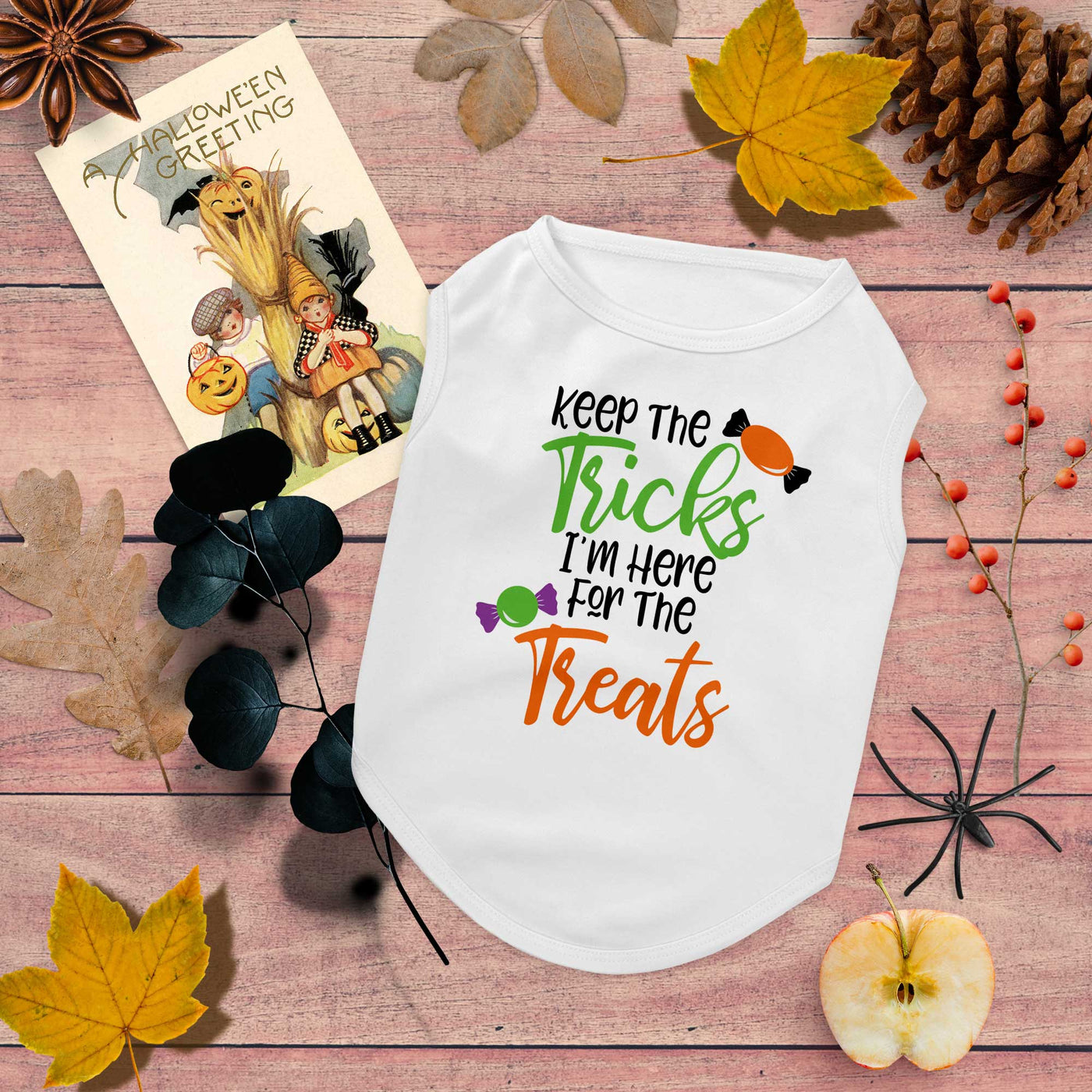 Keep the Tricks Im here for the Treats Pet Tee Shirt | Pawlicious & Company