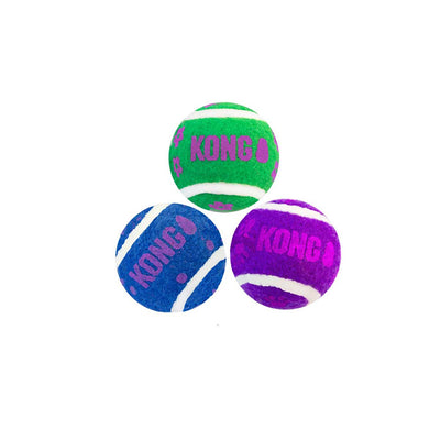 Kong Tennis Balls with Bells 3 Pack | Pawlicious & Company