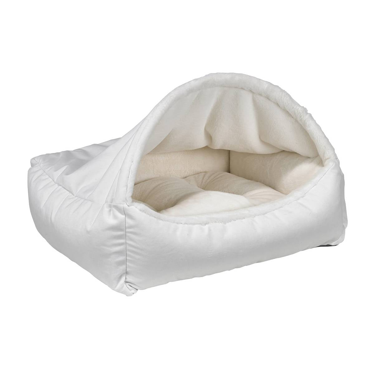 White Chewy Vuiton Bed, Dog Beds