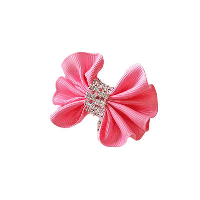 The Muse Dog Hair Clip with Rhinestones in Pink | Pawlicious & Company