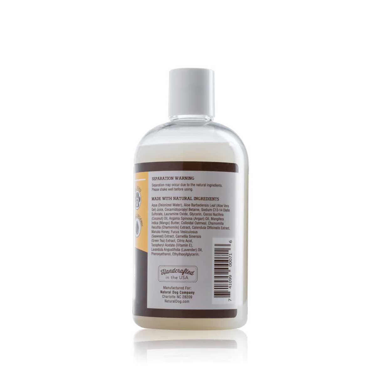 Natural Dog Company Sensitive Skin Oatmeal Dog Shampoo