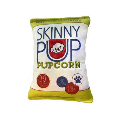 Skinny Pup Pupcorn Plush Dog Toy | Pawlicious & Company